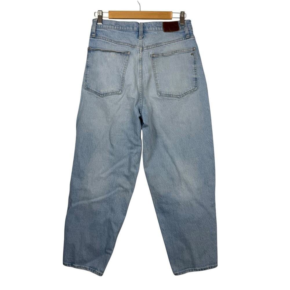 Madewell Balloon Jeans Womens 28 High Rise Denim Medium Wash Retro Barrel Leg - Picture 9 of 16